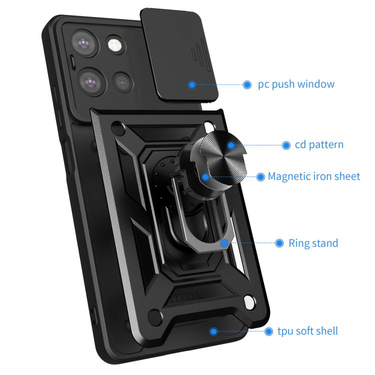 For Motorola Moto G 2025 Sliding Camera Cover Design TPU+PC Phone Case(Red) - free shipping - PMC TechLife - Order now!