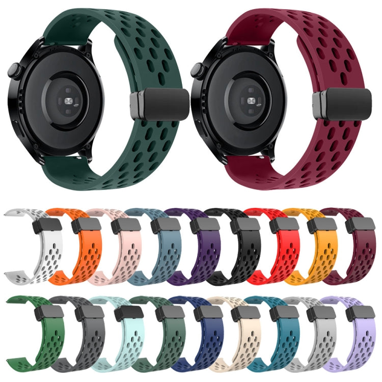For Huawei Watch 4 / 4 Pro Magnetic Clasp Silicone Watch Band(Starlight) - Watch Bands by PMC TechLife | Online Shopping South Africa | PMC TechLife