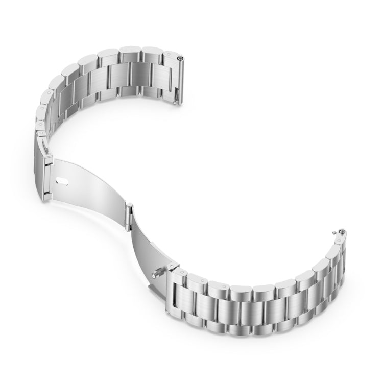For Huawei Watch 4 / 4 Pro Three Bead Stainless Steel Watch Band(Silver) - free shipping - PMC TechLife - Order now!