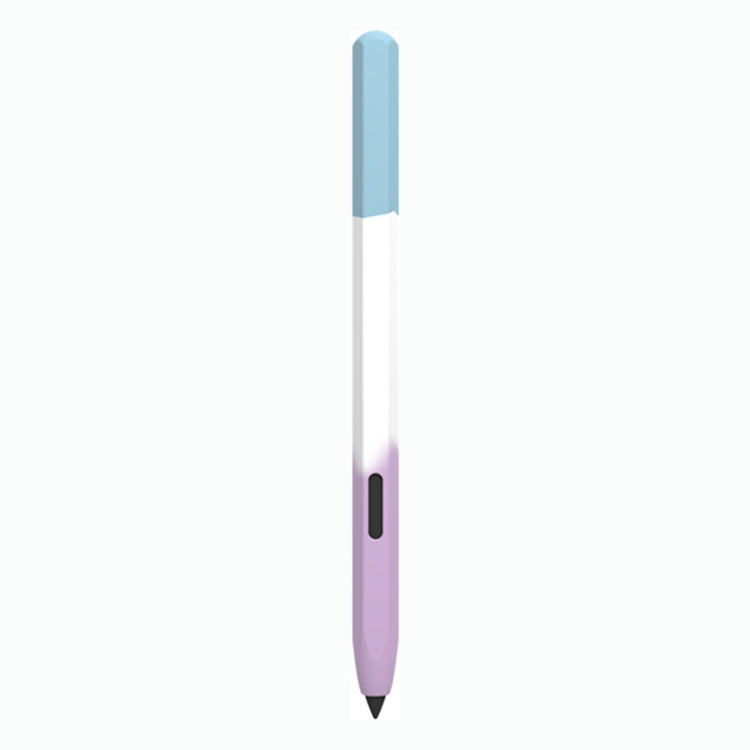 For Samsung Galaxy Tab S6 Lite LOVE MEI Rainbow Liquid Silicone Protective Pen Case(Blue) - Pencil Accessories by LOVE MEI | Online Shopping South Africa | PMC Jewellery