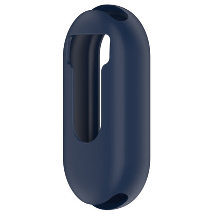 For Xiaomi Mi Band 8 Pure Color Silicone Watch Protective Case(Midnight Blue) - Watch Cases by PMC Jewellery | Online Shopping South Africa | PMC Jewellery