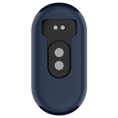 For Xiaomi Mi Band 8 Pure Color Silicone Watch Protective Case(Midnight Blue) - Watch Cases by PMC Jewellery | Online Shopping South Africa | PMC Jewellery