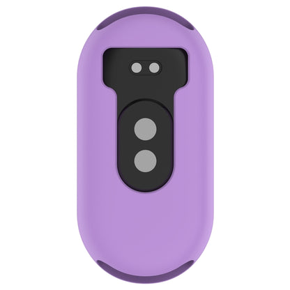 For Xiaomi Mi Band 8 Pure Color Silicone Watch Protective Case(Purple) - Watch Cases by PMC Jewellery | Online Shopping South Africa | PMC Jewellery