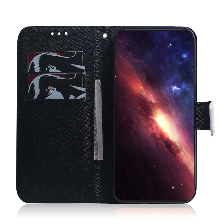 For iPhone 16 Pro Coloured Drawing Flip Leather Phone Case(Wolf and Dog) - iPhone 16 Pro Cases by PMC TechLife | Online Shopping South Africa | PMC TechLife | Buy Now Pay Later Mobicred