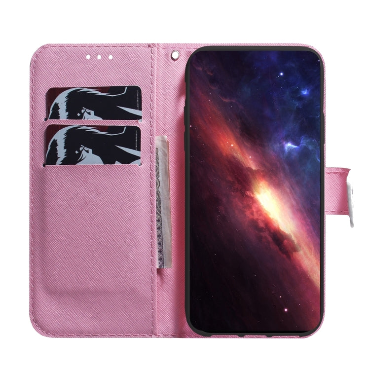 For iPhone 16 Pro Coloured Drawing Flip Leather Phone Case(Magnolia) - iPhone 16 Pro Cases by PMC TechLife | Online Shopping South Africa | PMC TechLife | Buy Now Pay Later Mobicred