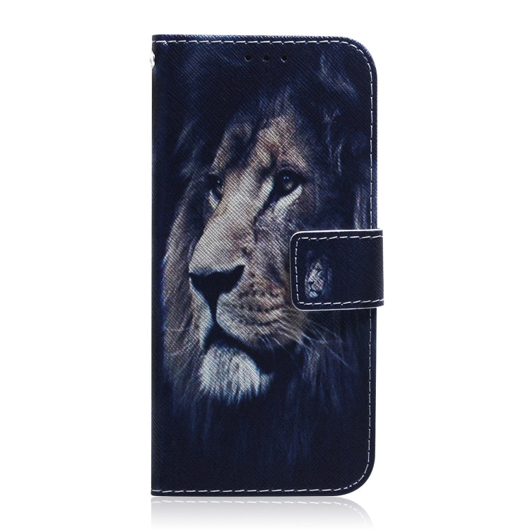 For iPhone 16 Plus Coloured Drawing Flip Leather Phone Case(Lion) - free shipping - PMC TechLife - Order now!