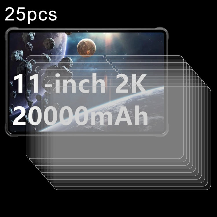 For Oukitel RT8 Tab 25pcs 9H 0.3mm Explosion-proof Tempered Glass Film - Others by PMC TechLife | Online Shopping South Africa | PMC TechLife | Buy Now Pay Later Mobicred