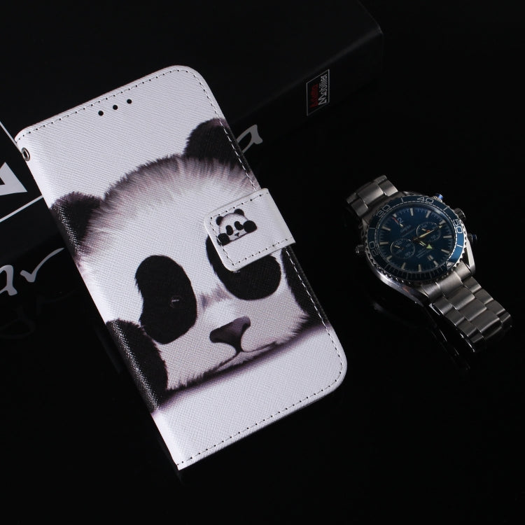 For Xiaomi Redmi Note 13 4G Global Coloured Drawing Flip Leather Phone Case(Panda) - Note 13 Cases by PMC Jewellery | Online Shopping South Africa | PMC Jewellery | Buy Now Pay Later Mobicred