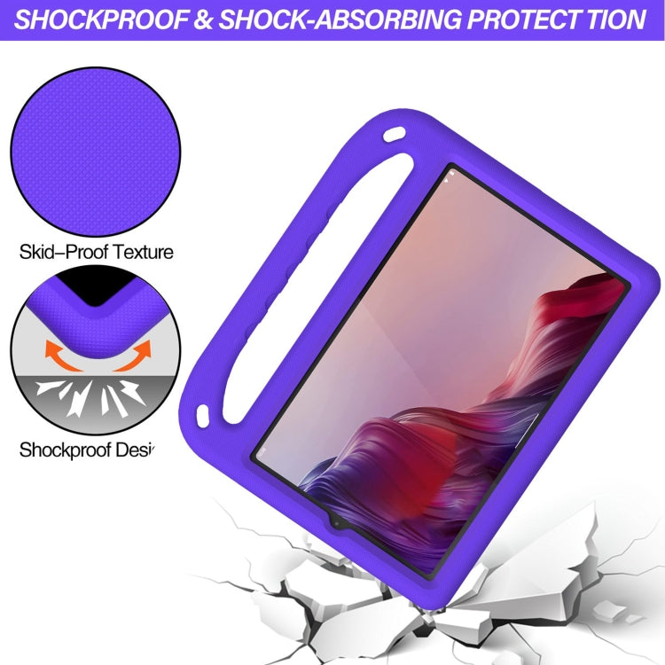 For Lenovo Tab M9 2023 Handle Portable EVA Shockproof Tablet Case(Purple) - Lenovo by PMC TechLife | Online Shopping South Africa | PMC TechLife | Buy Now Pay Later Mobicred