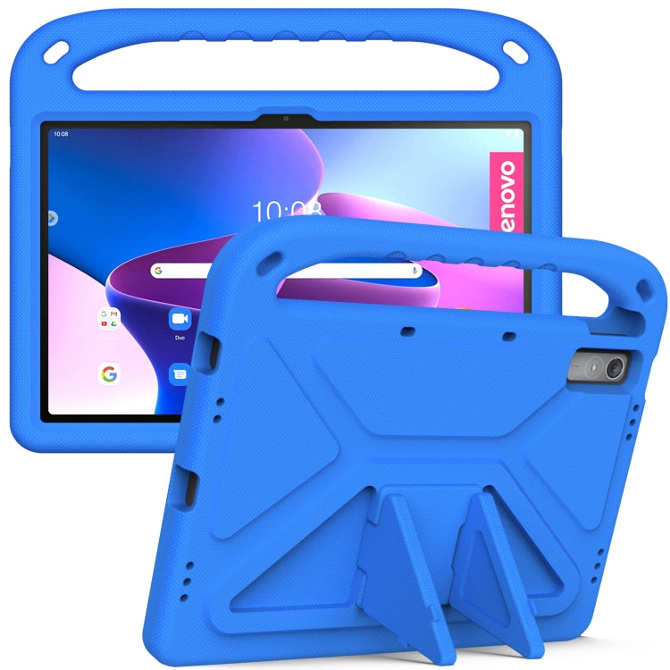 For Lenovo Pad Pro 2021 TB-J716F Handle Portable EVA Shockproof Tablet Case(Blue) - Lenovo by PMC TechLife | Online Shopping South Africa | PMC TechLife | Buy Now Pay Later Mobicred