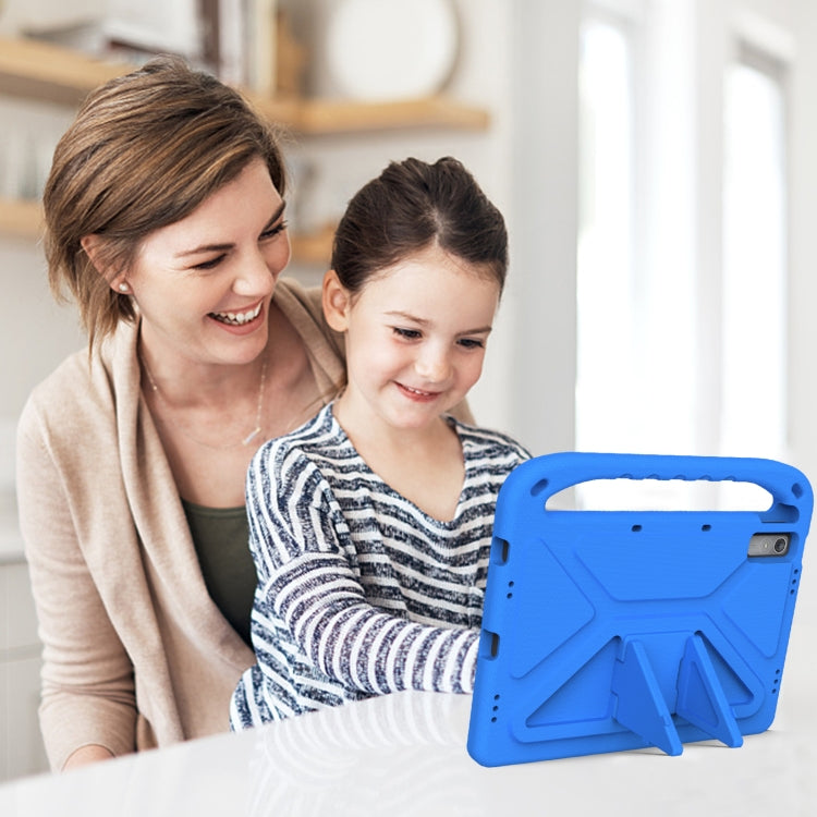 For Lenovo Pad Pro 2021 TB-J716F Handle Portable EVA Shockproof Tablet Case(Blue) - Lenovo by PMC TechLife | Online Shopping South Africa | PMC TechLife | Buy Now Pay Later Mobicred