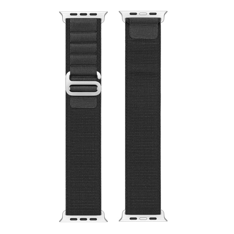 For Apple Watch Series 8 41mm DUX DUCIS GS Series Nylon Loop Watch Band(Black) - Watch Bands by DUX DUCIS | Online Shopping South Africa | PMC Jewellery | Buy Now Pay Later Mobicred