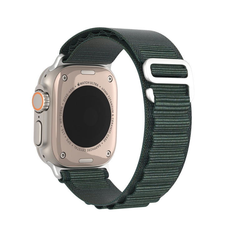 For Apple Watch Series 2 42mm DUX DUCIS GS Series Nylon Loop Watch Band(Green) - Watch Bands by DUX DUCIS | Online Shopping South Africa | PMC Jewellery | Buy Now Pay Later Mobicred