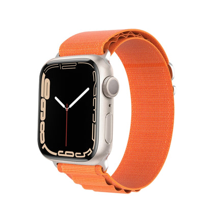 For Apple Watch Series 2 38mm DUX DUCIS GS Series Nylon Loop Watch Band(Orange) - Watch Bands by DUX DUCIS | Online Shopping South Africa | PMC Jewellery | Buy Now Pay Later Mobicred