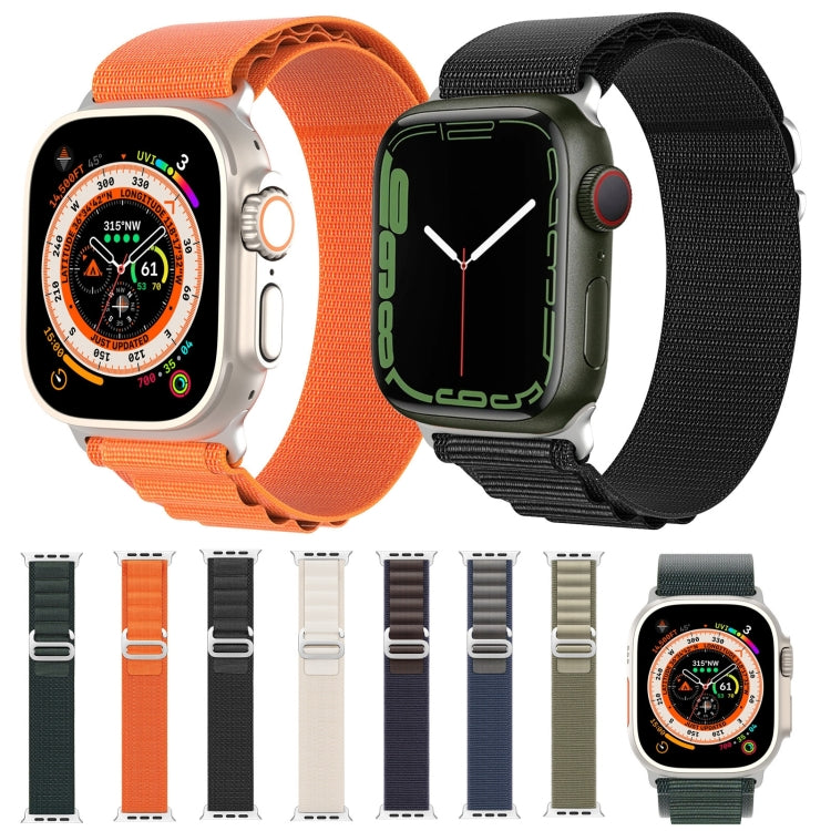 For Apple Watch 42mm DUX DUCIS GS Series Nylon Loop Watch Band(Orange) - Watch Bands by DUX DUCIS | Online Shopping South Africa | PMC Jewellery | Buy Now Pay Later Mobicred