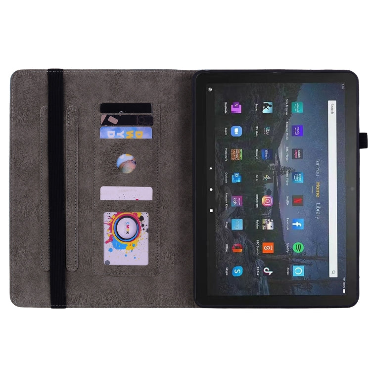 For Amazon Fire Max 11 Butterfly Rose Embossed Leather Tablet Case(Red) - Amazon by PMC TechLife | Online Shopping South Africa | PMC TechLife | Buy Now Pay Later Mobicred