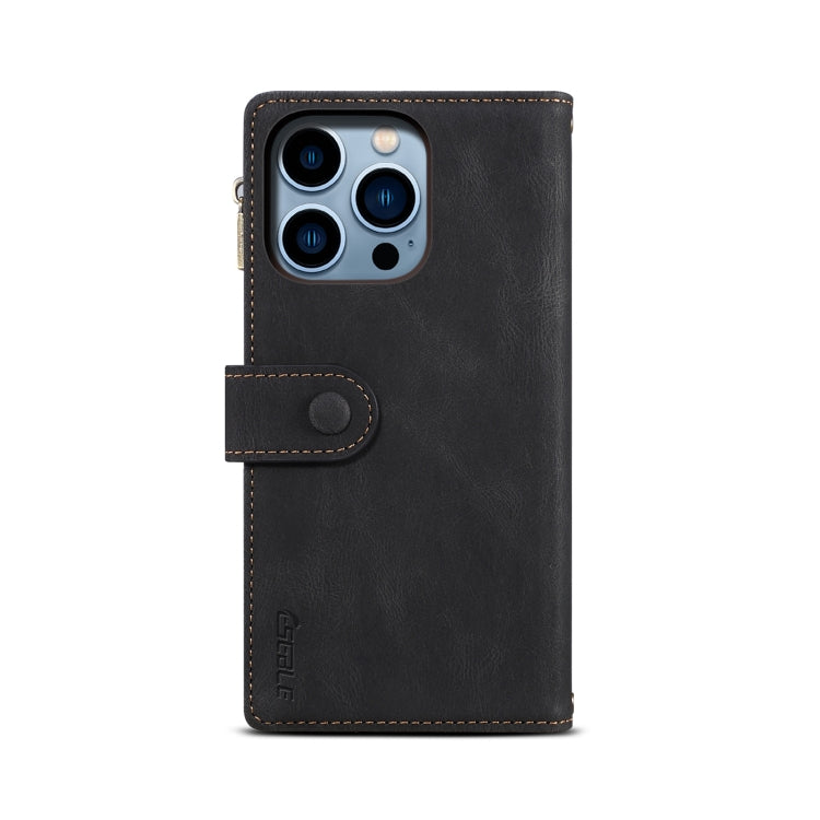 For iPhone 15 Pro ESEBLE Retro Frosted RFID Flip Leather Phone Case(Black) - iPhone 15 Pro Cases by ESEBLE | Online Shopping South Africa | PMC Jewellery | Buy Now Pay Later Mobicred