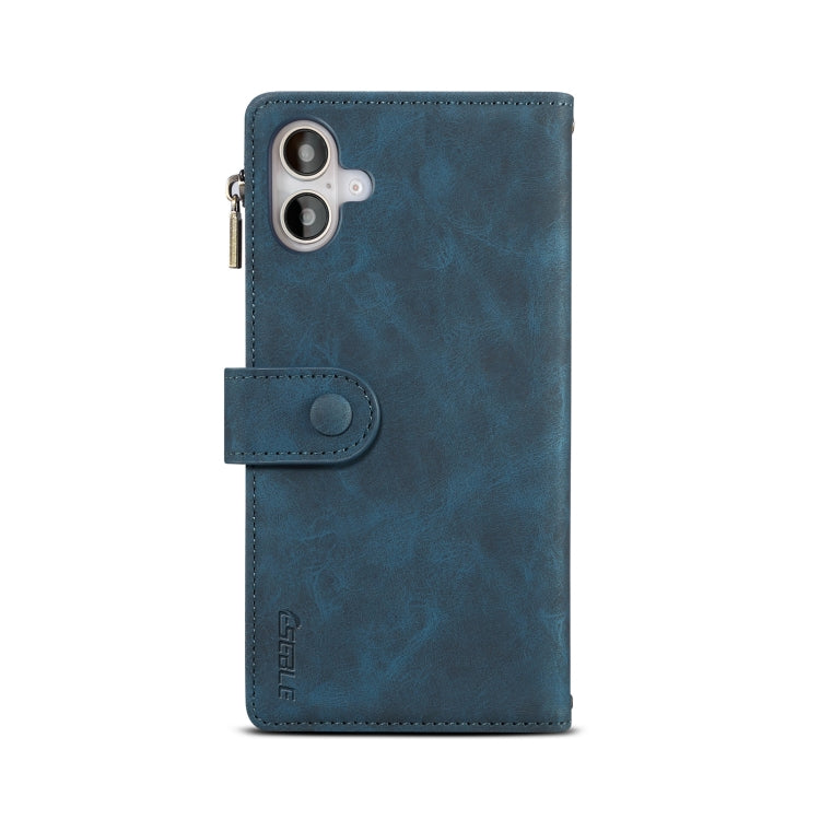 For iPhone 16 ESEBLE Retro Frosted RFID Flip Leather Phone Case(Dark Green) - iPhone 16 Cases by ESEBLE | Online Shopping South Africa | PMC Jewellery | Buy Now Pay Later Mobicred