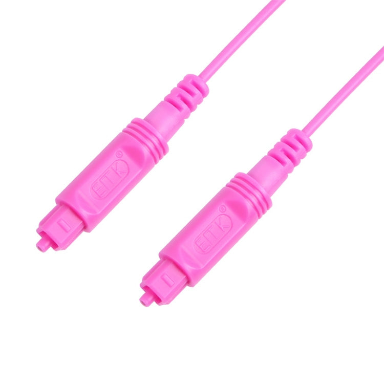 25m EMK OD2.2mm Digital Audio Optical Fiber Cable Plastic Speaker Balance Cable(Pink) - Audio Optical Cables by EMK | Online Shopping South Africa | PMC Jewellery | Buy Now Pay Later Mobicred