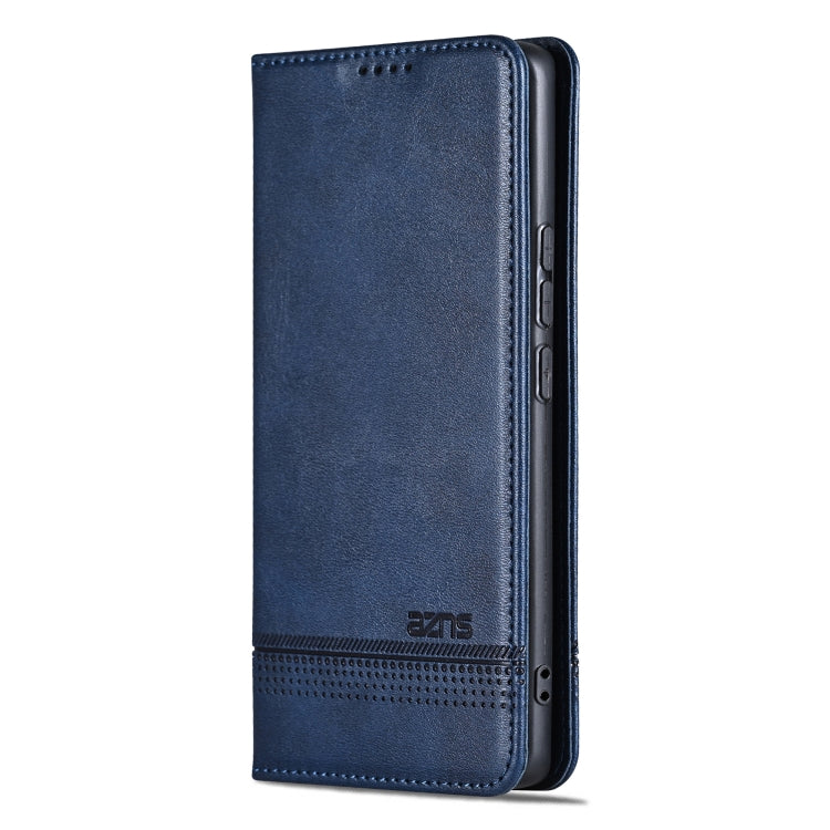 For Samsung Galaxy S24 5G AZNS Magnetic Calf Texture Flip Leather Phone Case(Dark Blue) - Galaxy S24 5G Cases by AZNS | Online Shopping South Africa | PMC Jewellery | Buy Now Pay Later Mobicred