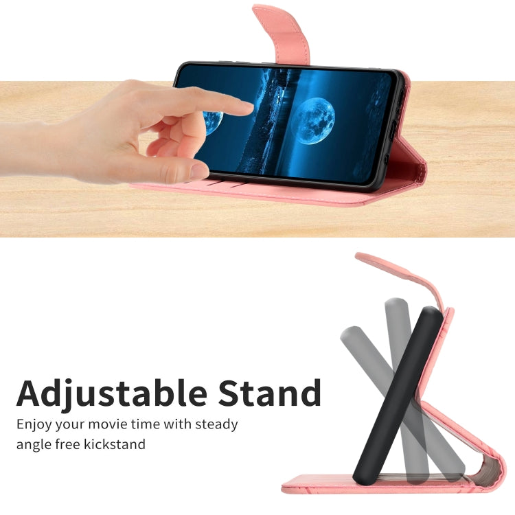 For Google Pixel 9 Stitching Embossed Leather Phone Case(Pink) - Google Cases by PMC TechLife | Online Shopping South Africa | PMC TechLife | Buy Now Pay Later Mobicred