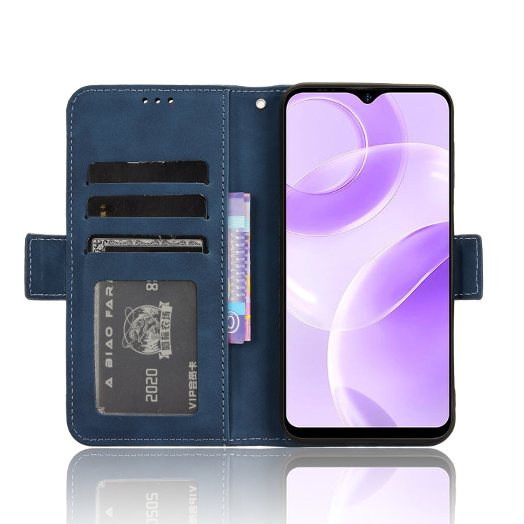 For Ulefone Note 15 Skin Feel Calf Texture Card Slots Leather Phone Case(Blue) - Ulefone Cases by PMC Jewellery | Online Shopping South Africa | PMC Jewellery | Buy Now Pay Later Mobicred