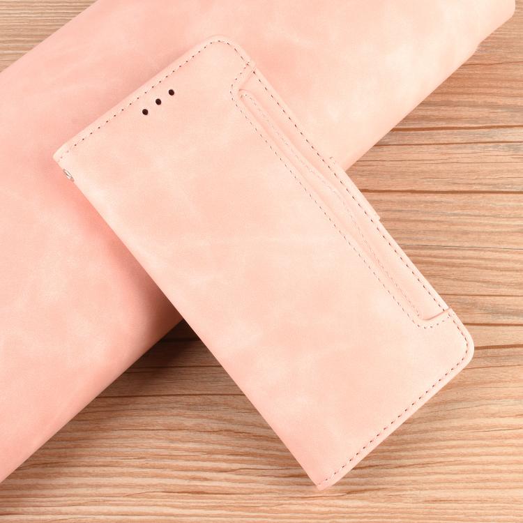 For Ulefone Note 20 Pro Skin Feel Calf Texture Card Slots Leather Phone Case(Pink) - Ulefone Cases by PMC TechLife | Online Shopping South Africa | PMC TechLife | Buy Now Pay Later Mobicred