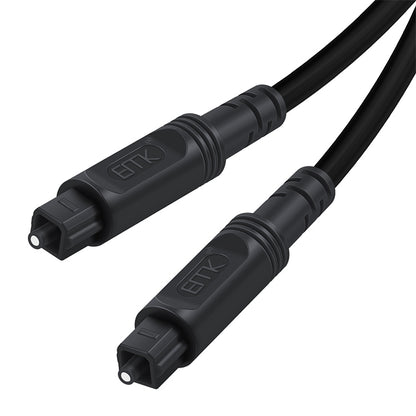 15m EMK OD4.0mm Square Port to Square Port Digital Audio Speaker Optical Fiber Connecting Cable(Black) - Audio Optical Cables by EMK | Online Shopping South Africa | PMC Jewellery | Buy Now Pay Later Mobicred