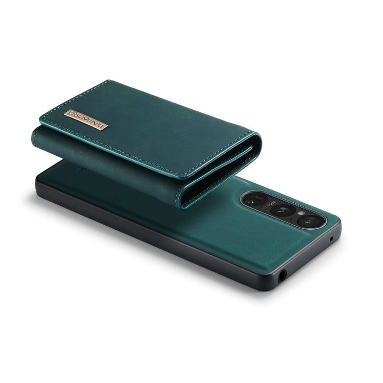 For Sony Xperia 1 VI DG.MING M1 Series 3-Fold Multi Card Wallet + Magnetic Phone Case(Green) - Sony Cases by DG.MING | Online Shopping South Africa | PMC TechLife | Buy Now Pay Later Mobicred