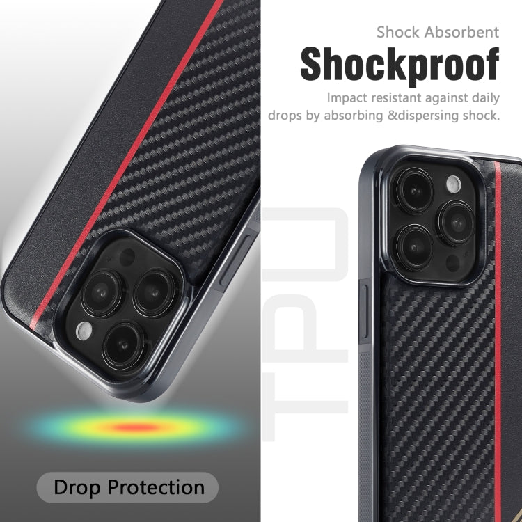 For Google Pixel 9 Pro XL LC.IMEEKE 3 in 1 Carbon Fiber Texture Shockproof Phone Case(Black) - Google Cases by LC.IMEEKE | Online Shopping South Africa | PMC TechLife | Buy Now Pay Later Mobicred