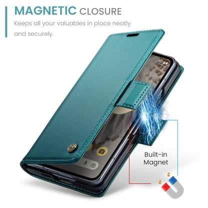 For Google Pixel Fold CaseMe 023 Butterfly Buckle Litchi Texture RFID Anti-theft Leather Phone Case(Pearly Blue) - Google Cases by CaseMe | Online Shopping South Africa | PMC Jewellery | Buy Now Pay Later Mobicred