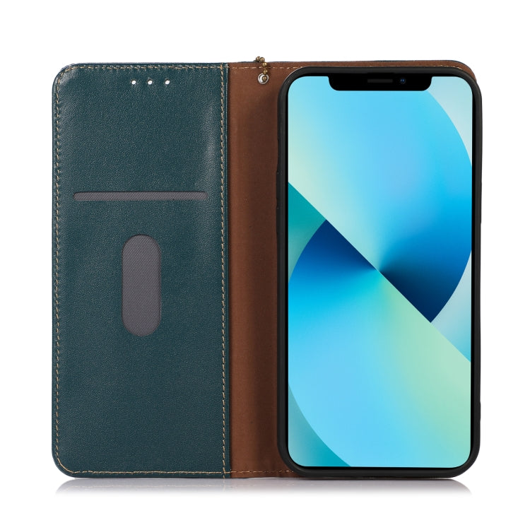 For Honor 90 KHAZNEH Nappa Top Layer Cowhide Leather Phone Case(Green) - Honor Cases by PMC TechLife | Online Shopping South Africa | PMC TechLife | Buy Now Pay Later Mobicred