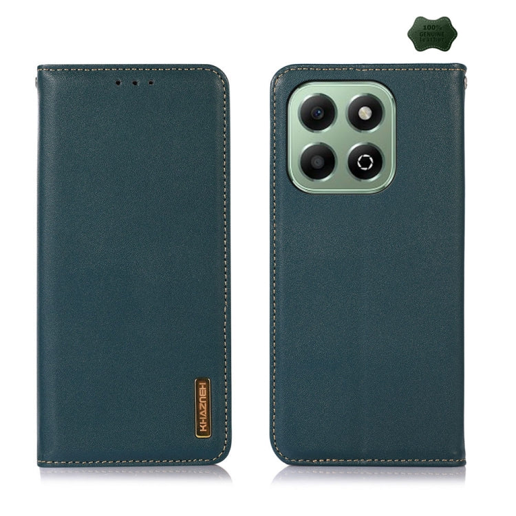 For Honor X6b KHAZNEH Nappa Top Layer Cowhide Leather Phone Case(Green) - Honor Cases by PMC TechLife | Online Shopping South Africa | PMC TechLife | Buy Now Pay Later Mobicred