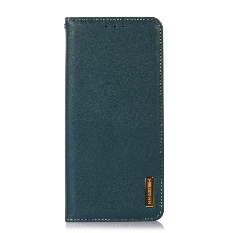 For Honor X6b KHAZNEH Nappa Top Layer Cowhide Leather Phone Case(Green) - Honor Cases by PMC TechLife | Online Shopping South Africa | PMC TechLife | Buy Now Pay Later Mobicred