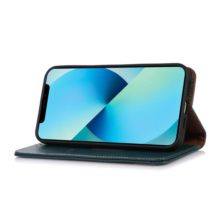 For Honor X6b KHAZNEH Nappa Top Layer Cowhide Leather Phone Case(Green) - Honor Cases by PMC TechLife | Online Shopping South Africa | PMC TechLife | Buy Now Pay Later Mobicred