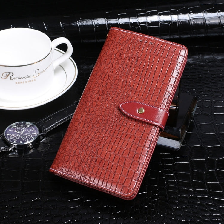 For vivo X100 idewei Crocodile Texture Leather Phone Case(Red) - free shipping - PMC Jewellery - Order now!