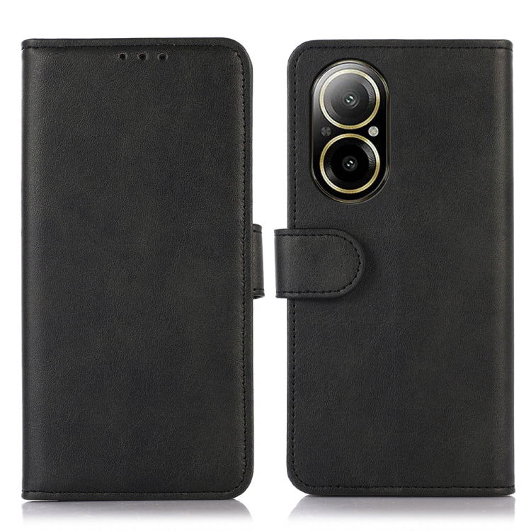 For Realme C67 4G Cow Texture Flip Leather Phone Case(Black) - free shipping - PMC TechLife - Order now!