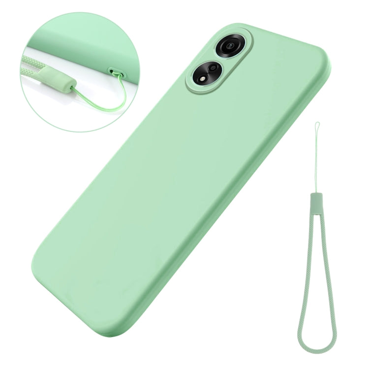 For Honor X5 Plus Solid Color Liquid Silicone Dropproof Full Coverage Phone Case(Green) - Honor Cases by PMC TechLife | Online Shopping South Africa | PMC TechLife | Buy Now Pay Later Mobicred