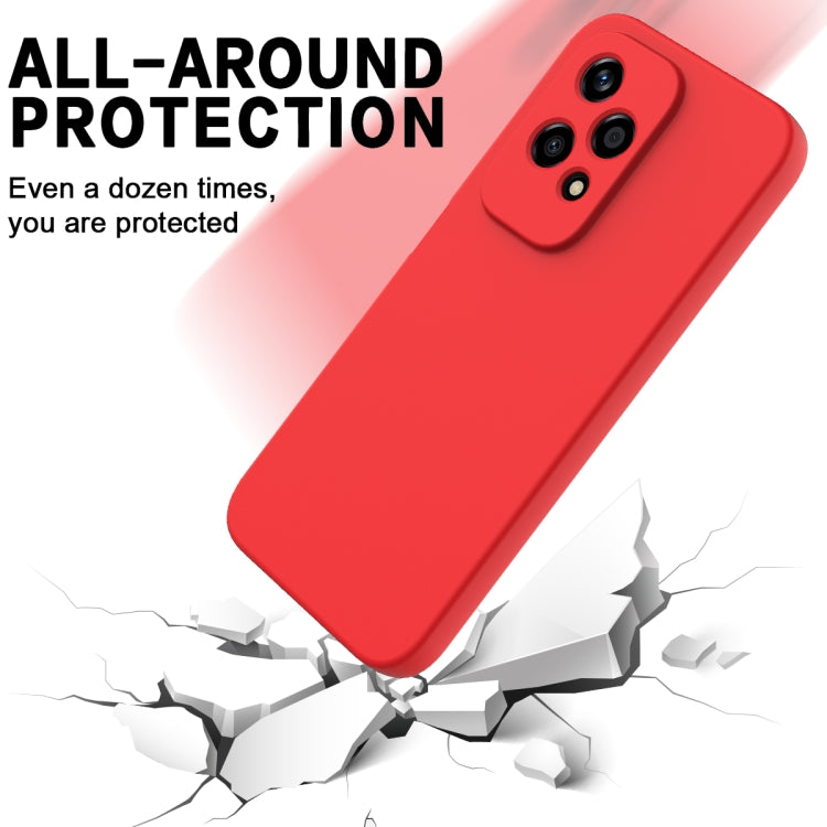 For Honor 200 Lite Global Solid Color Liquid Silicone Dropproof Full Coverage Phone Case(Red) - free shipping - PMC TechLife - Order now!