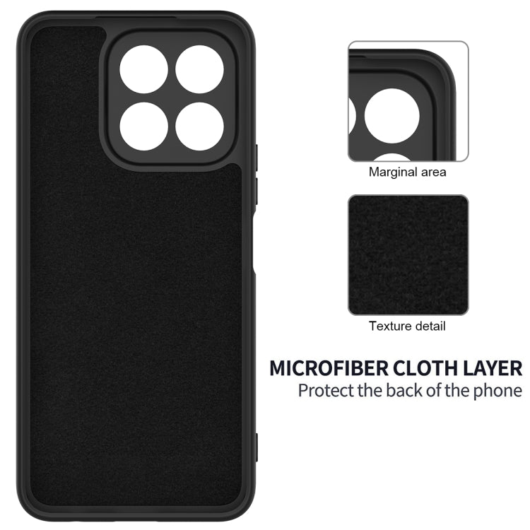 For Honor X6b 4G Solid Color Liquid Silicone Dropproof Full Coverage Phone Case(Black) - free shipping - PMC TechLife - Order now!
