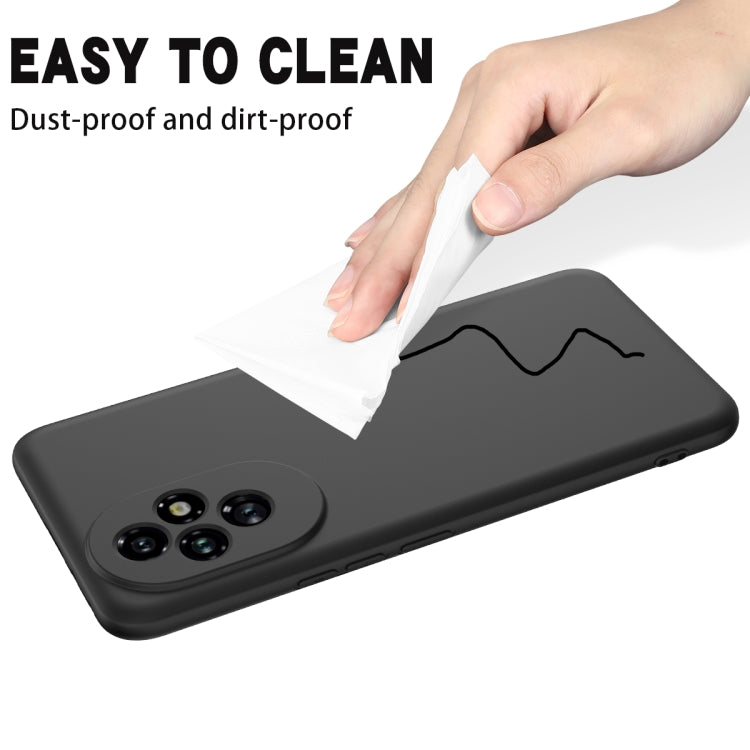 For Honor 200 Pro Solid Color Liquid Silicone Dropproof Full Coverage Phone Case(Black) - free shipping - PMC TechLife - Order now!