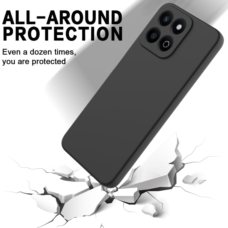 For Honor X7c / Play 200 Plus Solid Color Liquid Silicone Dropproof Full Coverage Phone Case(Black) - free shipping - PMC TechLife - Order now!