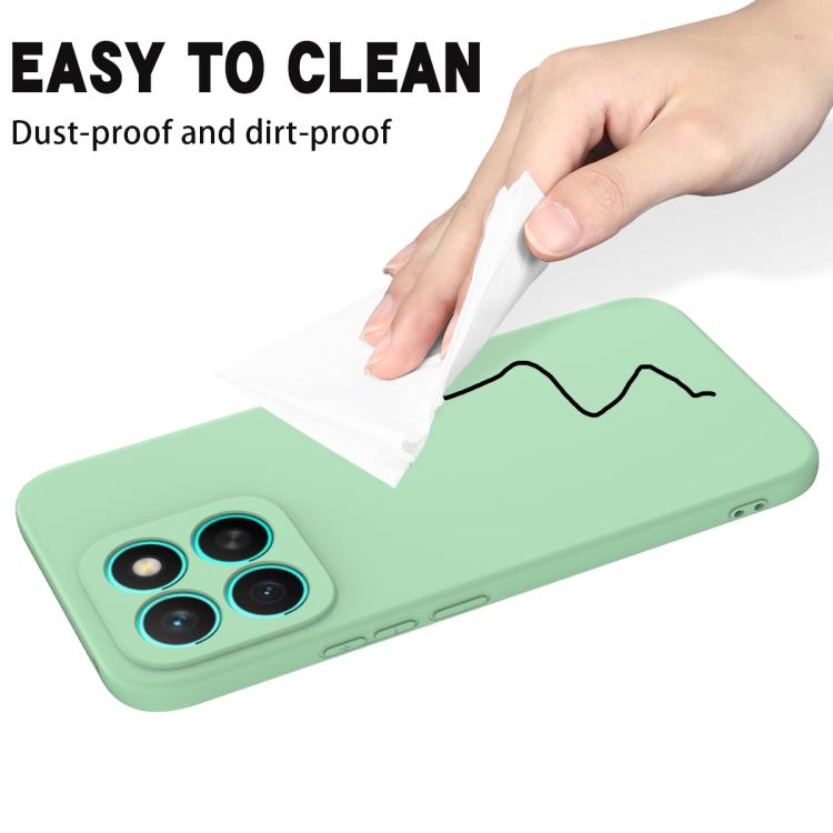 For Honor X8c 4G Solid Color Liquid Silicone Dropproof Full Coverage Phone Case(Green) - free shipping - PMC TechLife - Order now!