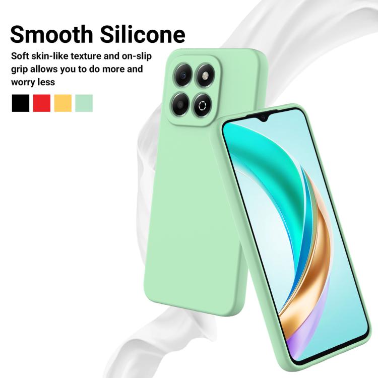For Honor X6c 4G Solid Color Liquid Silicone Dropproof Full Coverage Phone Case(Green) - free shipping - PMC TechLife - Order now!