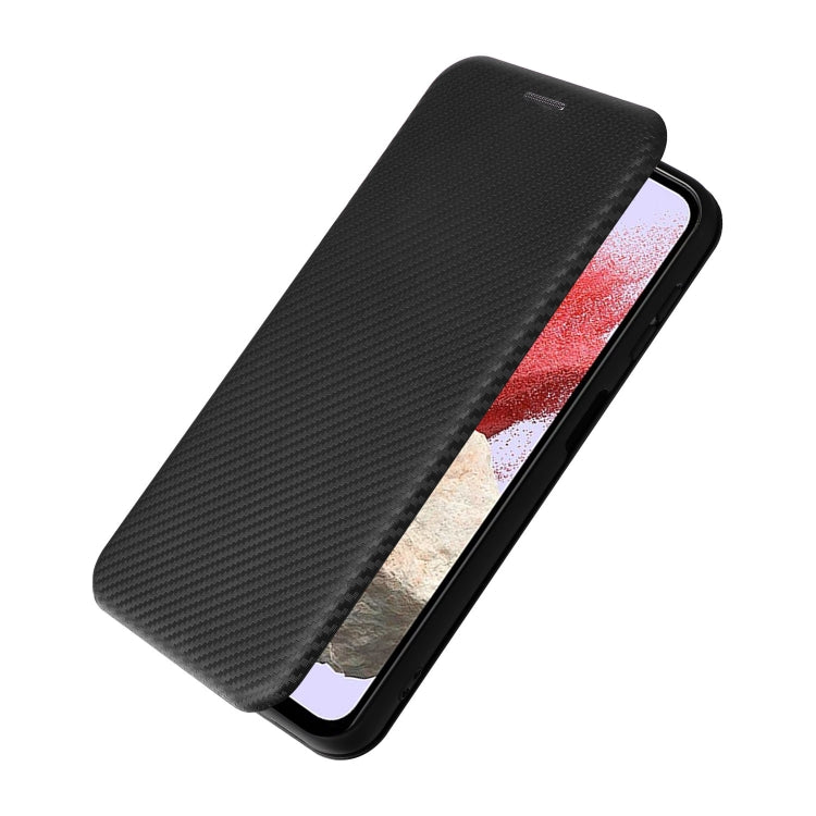 For Samsung Galaxy M34 5G Carbon Fiber Texture Flip Leather Phone Case(Black) - free shipping - PMC TechLife - Order now!