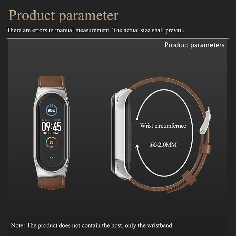 For Xiaomi Mi Band 8 Mijobs CS Case Microfiber PU Leather Watch Band(Red Rose Gold) - free shipping - PMc TechLife - Order now!