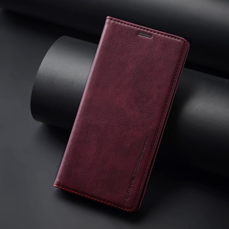 For Samsung Galaxy S24 LC.IMEEKE RFID Anti-theft Leather Phone Case(Red) - free shipping - PMC Jewellery - Order now!