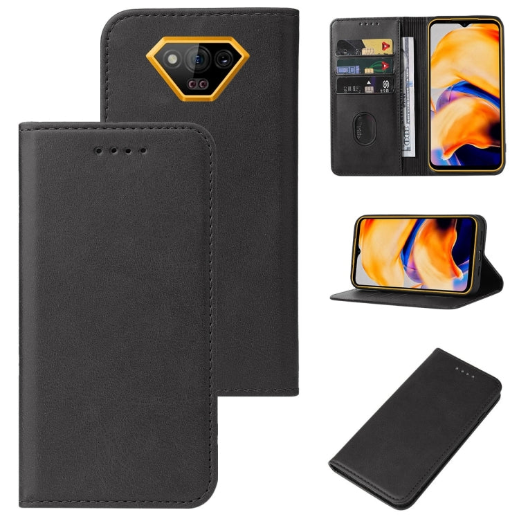 For Ulefone Armor X13 Magnetic Closure Leather Phone Case(Black) - Ulefone Cases by PMC Jewellery | Online Shopping South Africa | PMC Jewellery | Buy Now Pay Later Mobicred