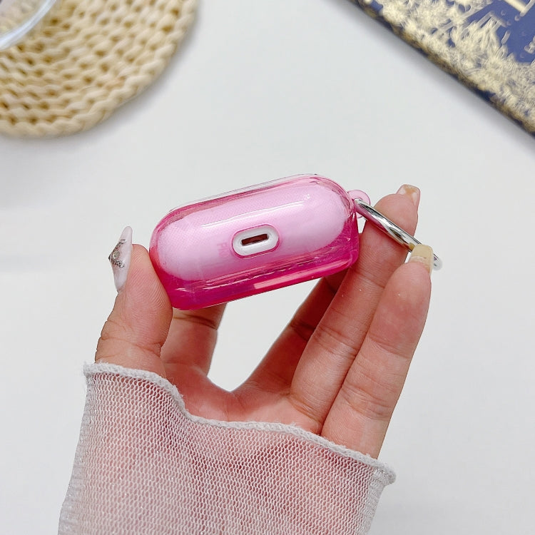 For AirPods Pro Silver Foil Epoxy Bluetooth Earphone Protective Case(Transparent) - For AirPods Pro by PMC Jewellery | Online Shopping South Africa | PMC Jewellery | Buy Now Pay Later Mobicred