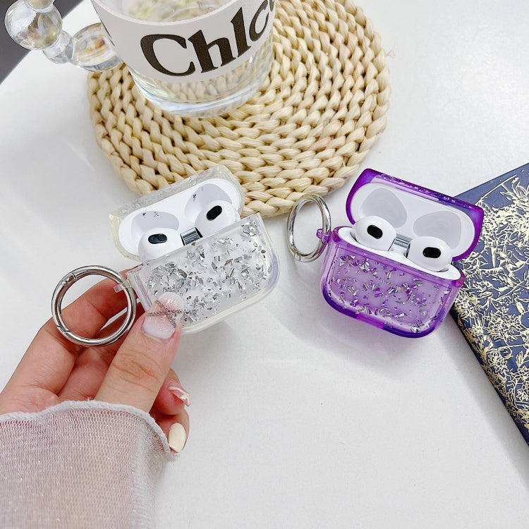 For AirPods Pro 2 Silver Foil Epoxy Bluetooth Earphone Protective Case(Green) - free shipping - PMC Jewellery - Order now!